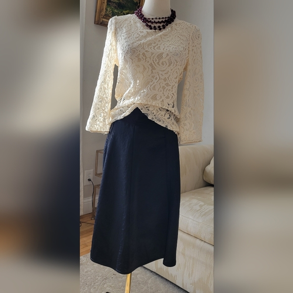 Mossimo, Black Skirt, A Line Size 4 - Picture 2 of 6